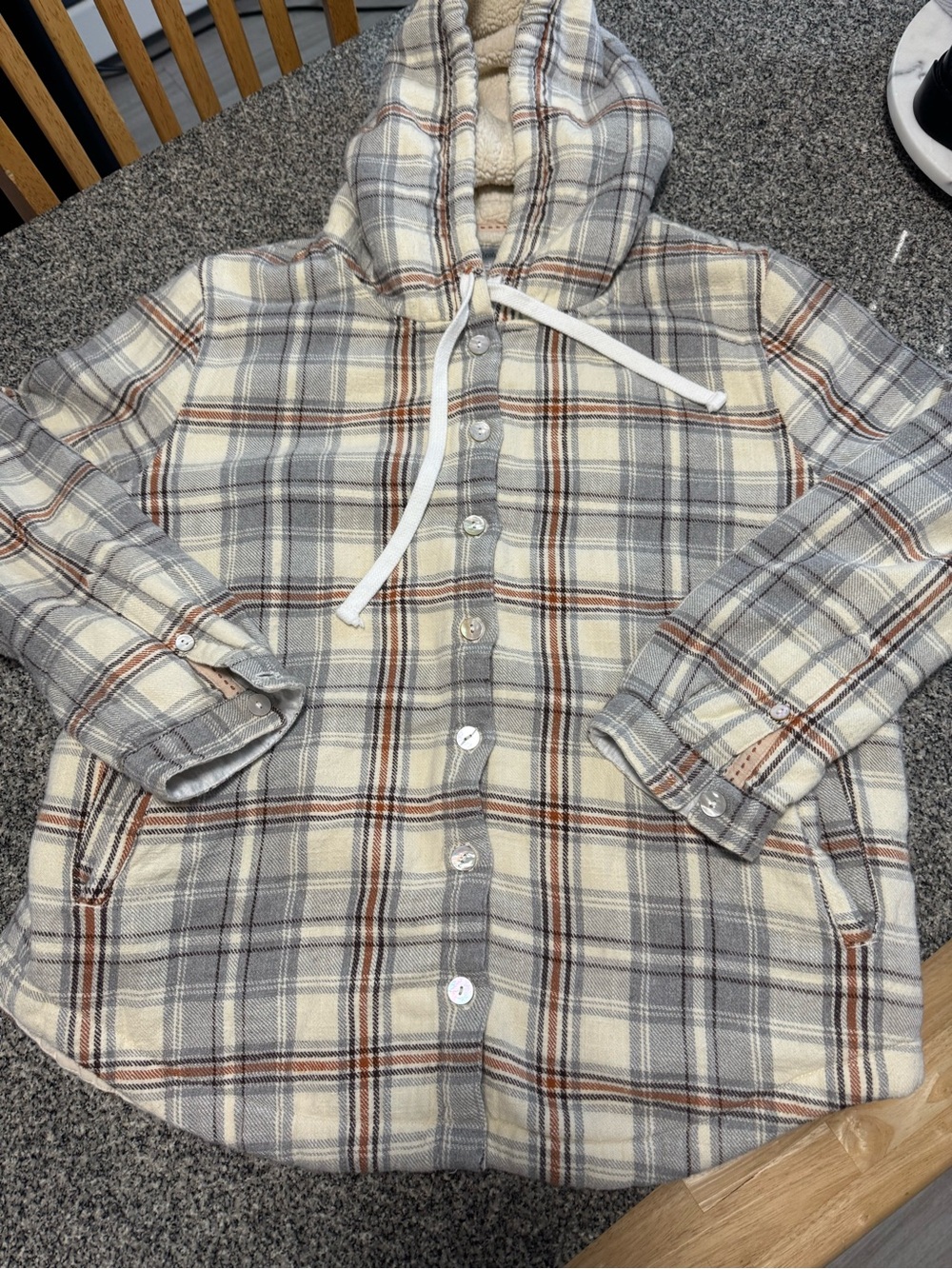 Carbon 2 cobalt fleece shirt jacket LG